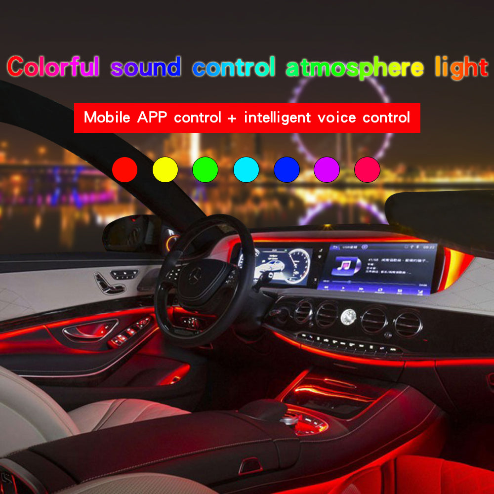 InteriorGlow RGB Light – Car Mood & Accent Lamp
