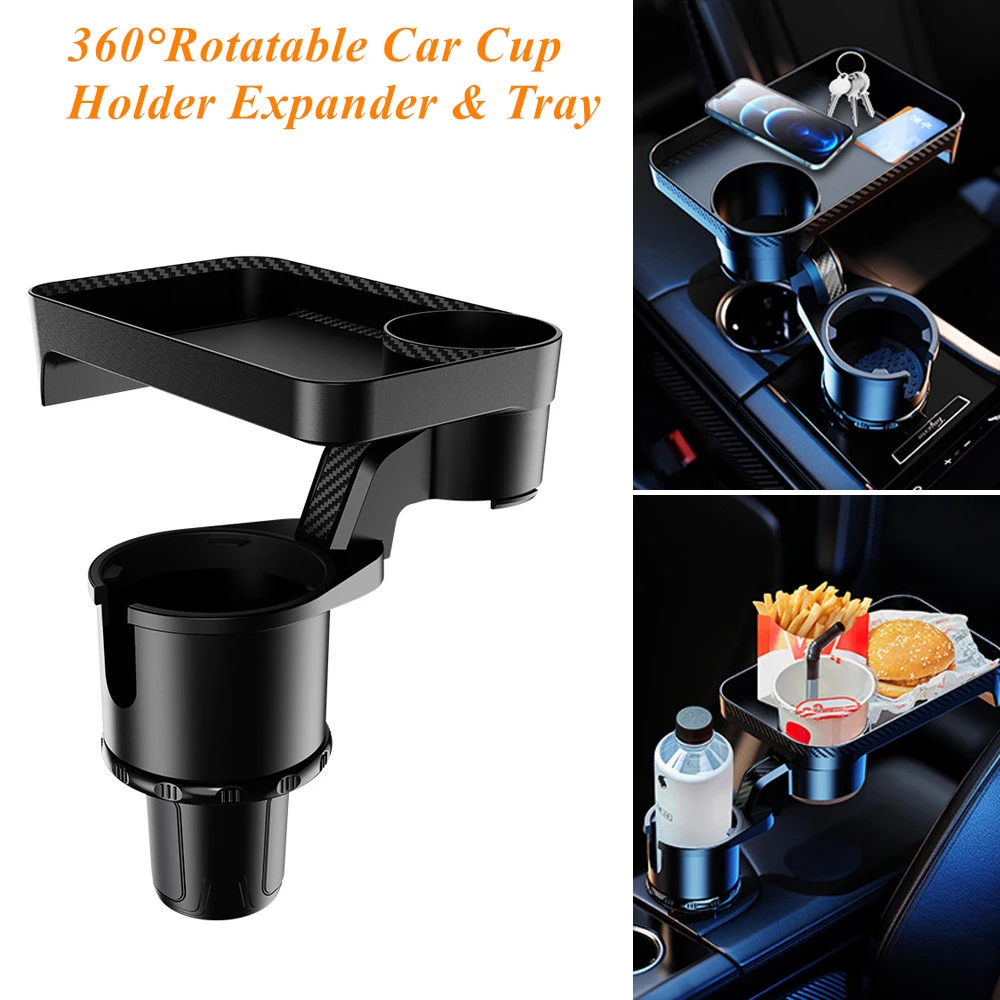 Drive-Thru Vibes – Swivel Cup Holder with Built-In Tray