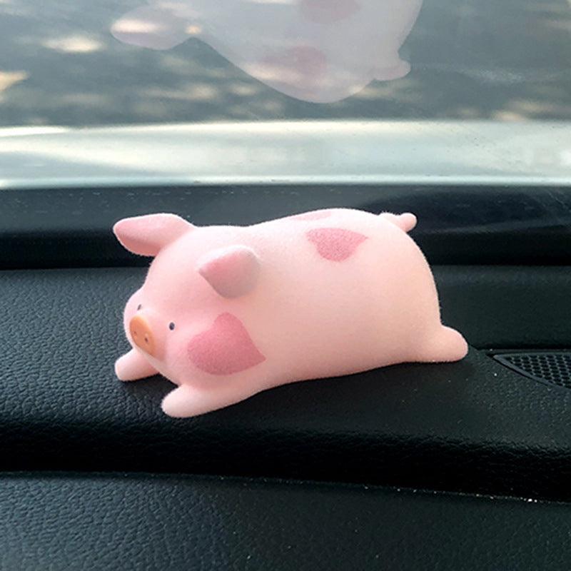 Cute Cartoon Pig Car Accessory