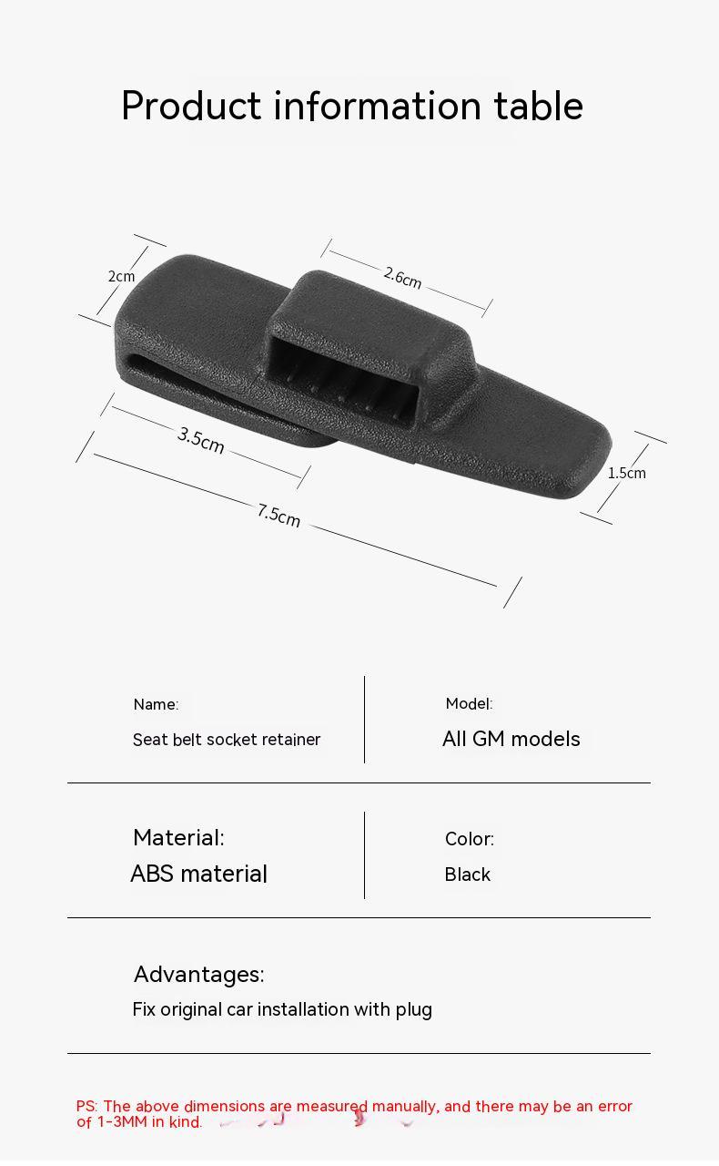 Car Safety Belt Stopper Universal Clip