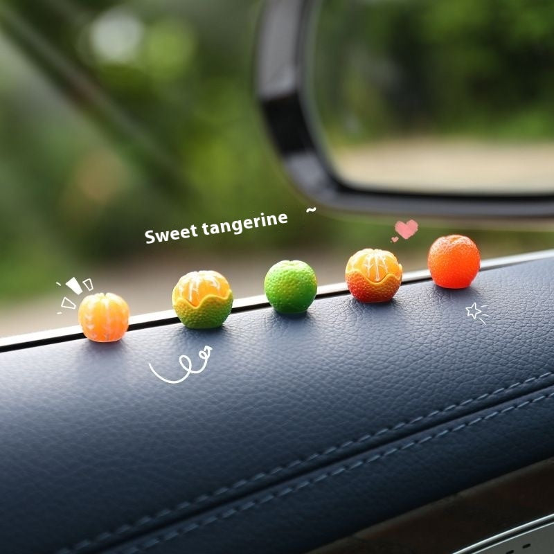 Car High-end Decorations Shatang Orange Car Interior Decoration