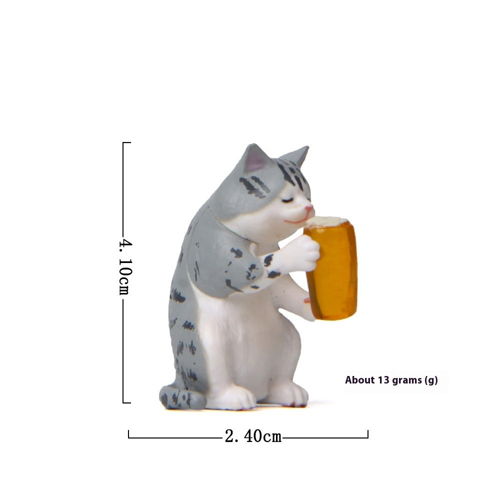 Self-healing Warm Beer Cat Drunk Hand Office