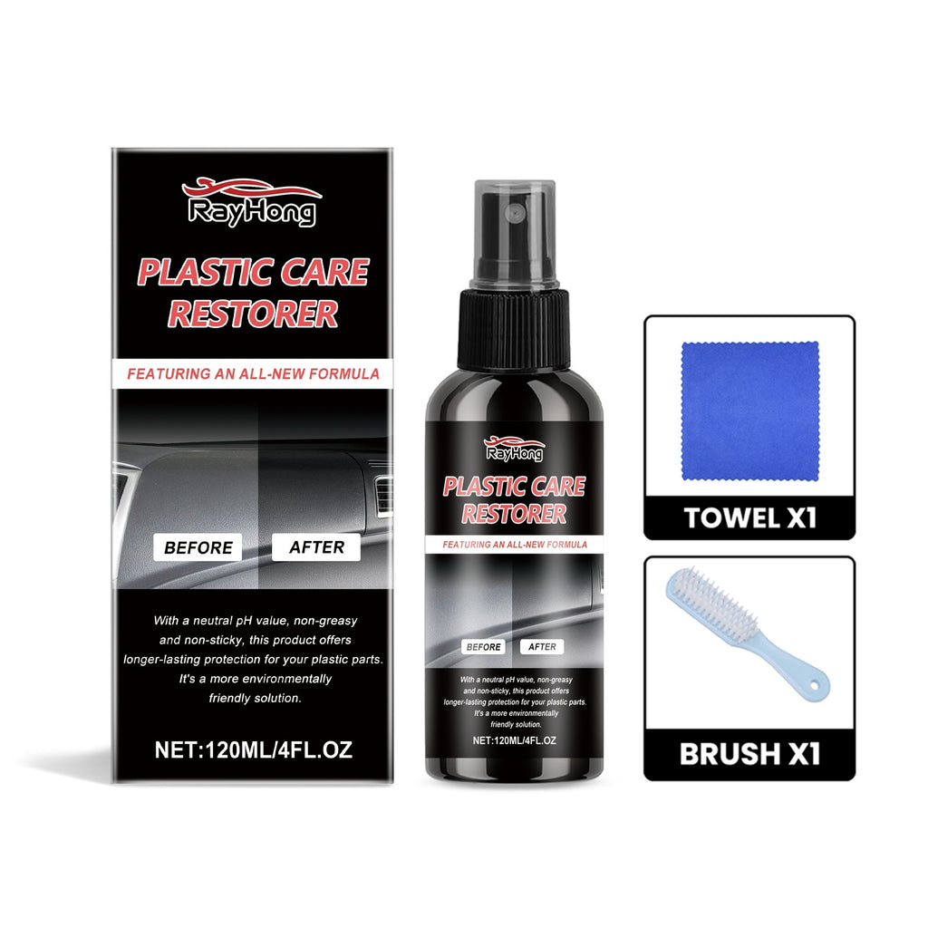 Car Plastic Care Restorer – Dashboard & Trim Shine Protection Spray