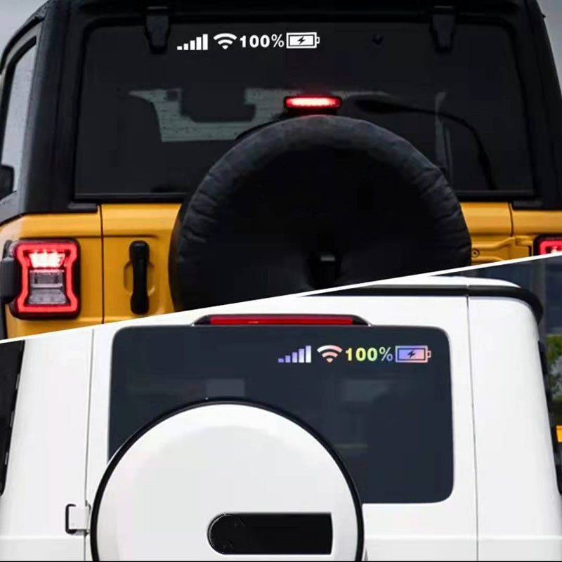 Signal WiFi Power Vinyl Decal for Mobile Phone & Auto Exterior Decoration